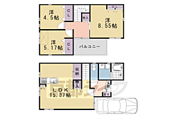 京都市西京区桂千代原町の一戸建て