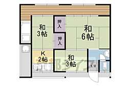 太秦青木ヶ原町貸家 西6