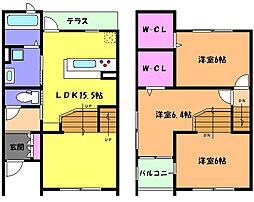 神戸市東灘区岡本９丁目の一戸建て