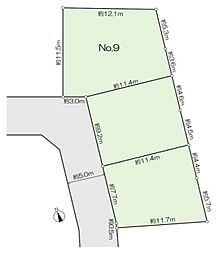 練馬区東大泉7丁目土地No.9区画