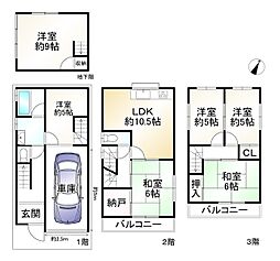 寝屋川市桜木町　中古戸建