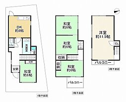 豊中市庄内幸町3丁目の一戸建て