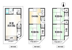 東大阪市六万寺町３丁目の一戸建て