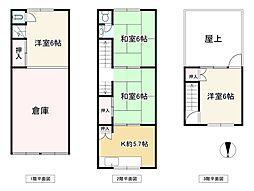 東大阪市岸田堂西１丁目の一戸建て