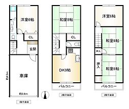 東大阪市桜町の一戸建て