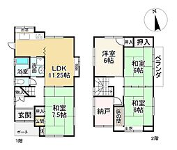 大津市野郷原１丁目の一戸建て