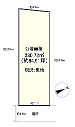 大津市尾花川の土地