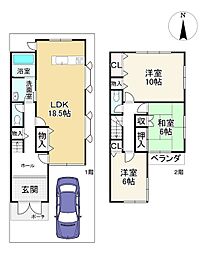 大津市滋賀里１丁目の一戸建て