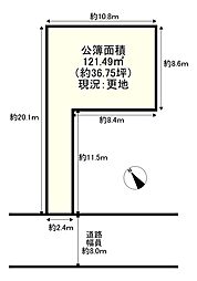 堺市堺区香ヶ丘町４丁の土地