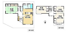 堺市西区津久野町３丁の一戸建て