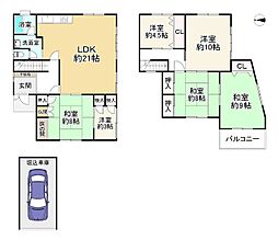 枚方市田口山１丁目の一戸建て