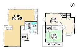 枚方市杉山手１丁目の一戸建て