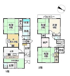 近江八幡市出町の一戸建て