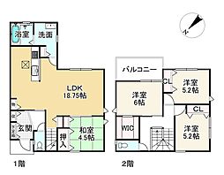 近江八幡市篠原町２丁目の一戸建て