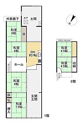 近江八幡市鍵之手町の一戸建て