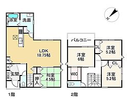 近江八幡市篠原町２丁目の一戸建て