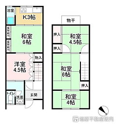 京都市右京区太秦垂箕山町の一戸建て