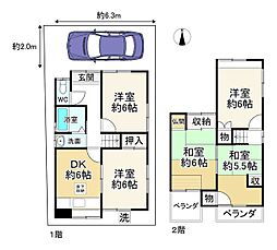 宇治市広野町桐生谷の一戸建て