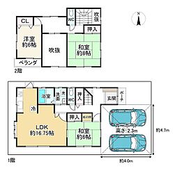 城陽市富野堀口の一戸建て