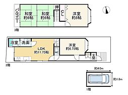 城陽市平川中道表