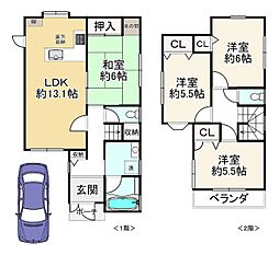 神戸市西区竜が岡２丁目の一戸建て