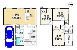 柏原市本郷３丁目の一戸建て