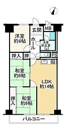 南海狭山コーポ　2号棟