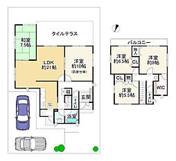 阪南市桃の木台５丁目の一戸建て
