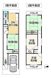 堺市西区浜寺石津町東５丁の一戸建て