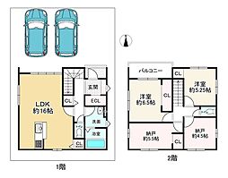 京都市西京区山田車塚町の一戸建て