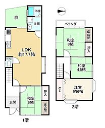 京都市西京区樫原下ノ町の一戸建て