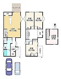 京都市西京区桂坤町の一戸建て