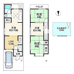 物集女町出口 中古テラスハウス