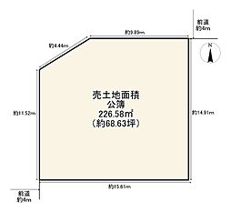 京都市右京区京北下弓削町狭間谷の土地