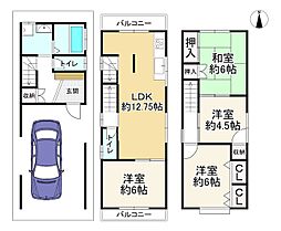 枚方市交北1丁目　中古戸建