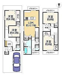枚方市宮之阪4丁目　新築戸建