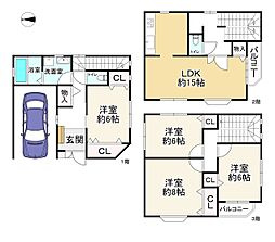 大阪市鶴見区諸口２丁目の一戸建て