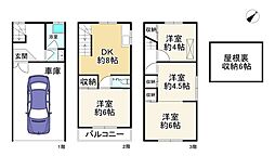 守口市八雲東町２丁目の一戸建て