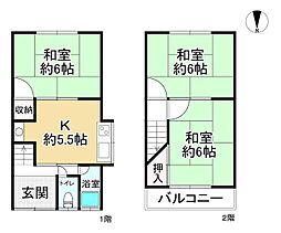 大東市三箇５丁目の一戸建て