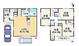 大東市寺川５丁目の一戸建て