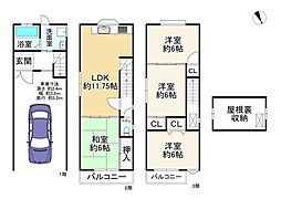 大阪市鶴見区諸口２丁目の一戸建て