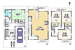 大阪市鶴見区横堤２丁目の一戸建て
