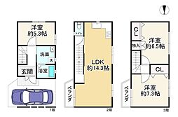 大阪市鶴見区放出東1丁目の一戸建て