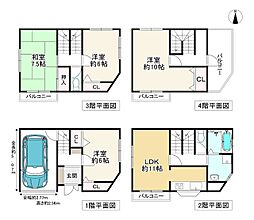 大阪市住之江区西加賀屋４丁目の一戸建て