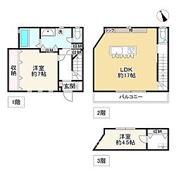 堺市西区浜寺石津町中５丁の一戸建て