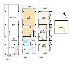 大阪市住之江区西加賀屋3丁目の一戸建て
