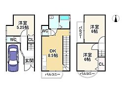 京都市山科区勧修寺平田町の一戸建て