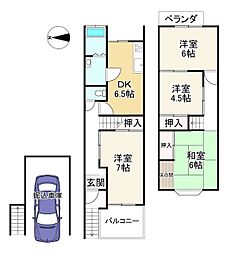 京都市伏見区醍醐南里町の一戸建て