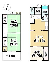 宇治市小倉町西浦の一戸建て