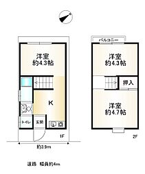 京都市山科区椥辻中在家町の一戸建て